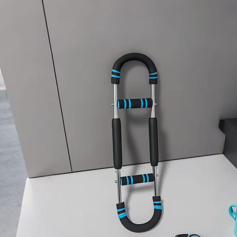 Justerbar viktstång för armtränare, arm- och bålkraftsträningsredskap, bärbart träningsredskap för hemgym och fitness