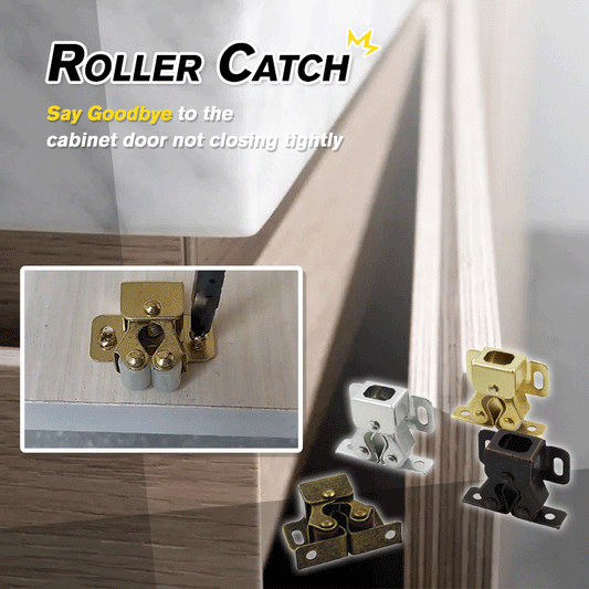 🚪 50% RABATT! 🎉 Klassiska Tryckknappskåpdörrar – Rostfritt Stål, Smidig Öppning & Enkel Installation 🔩📦