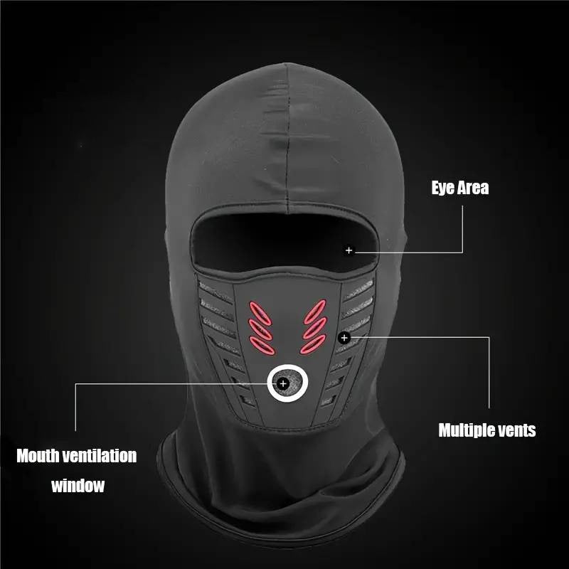 💥50 % rabatt💞 Vindtät helmask för vinterbruk, unisex