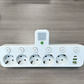 🛡️Elektrisk säkerhet garanterad! Smart grenuttag med USB-portar och flera säkerhetsfunktioner för sinnesro. 👍