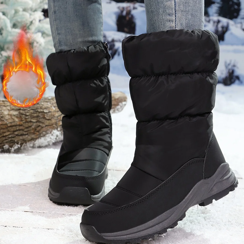 🎁50% RABATT💖Ultravarma konstpälsfodrade snöstövlar för kvinnor