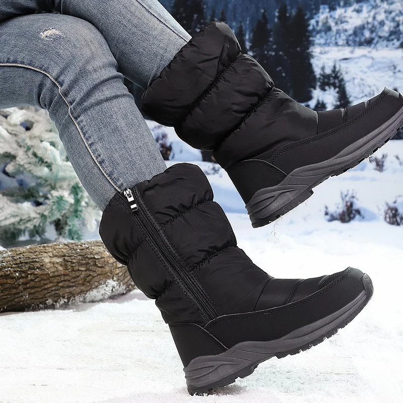 🎁50% RABATT💖Ultravarma konstpälsfodrade snöstövlar för kvinnor