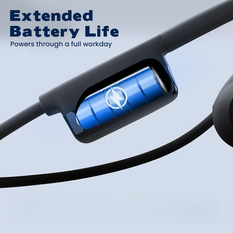 🎁Het försäljningskampanj 50 % RABATT🔥 Trådlöst Bluetooth-headset med mikrofon och öppen luftledning🎧