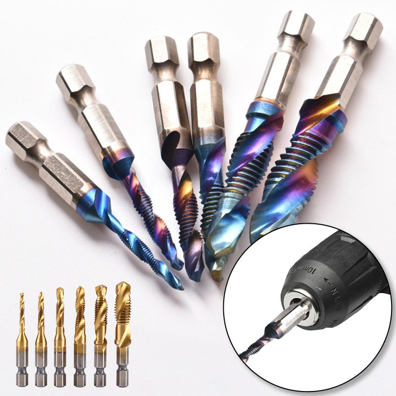 🛠️ 50% RABATT! 🔩 6-delars Multifunktionellt Spiralborrset – Tungdygn, Universal & Perfekt för Ditt Nästa DIY-projekt ✨