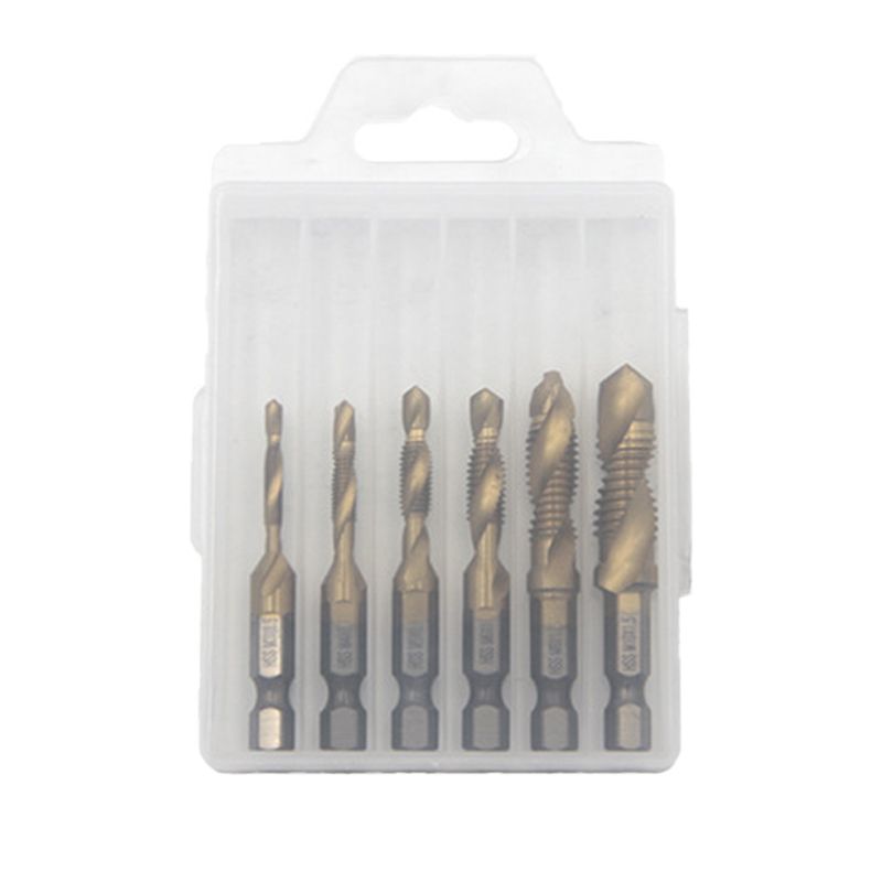 🛠️ 50% RABATT! 🔩 6-delars Multifunktionellt Spiralborrset – Tungdygn, Universal & Perfekt för Ditt Nästa DIY-projekt ✨