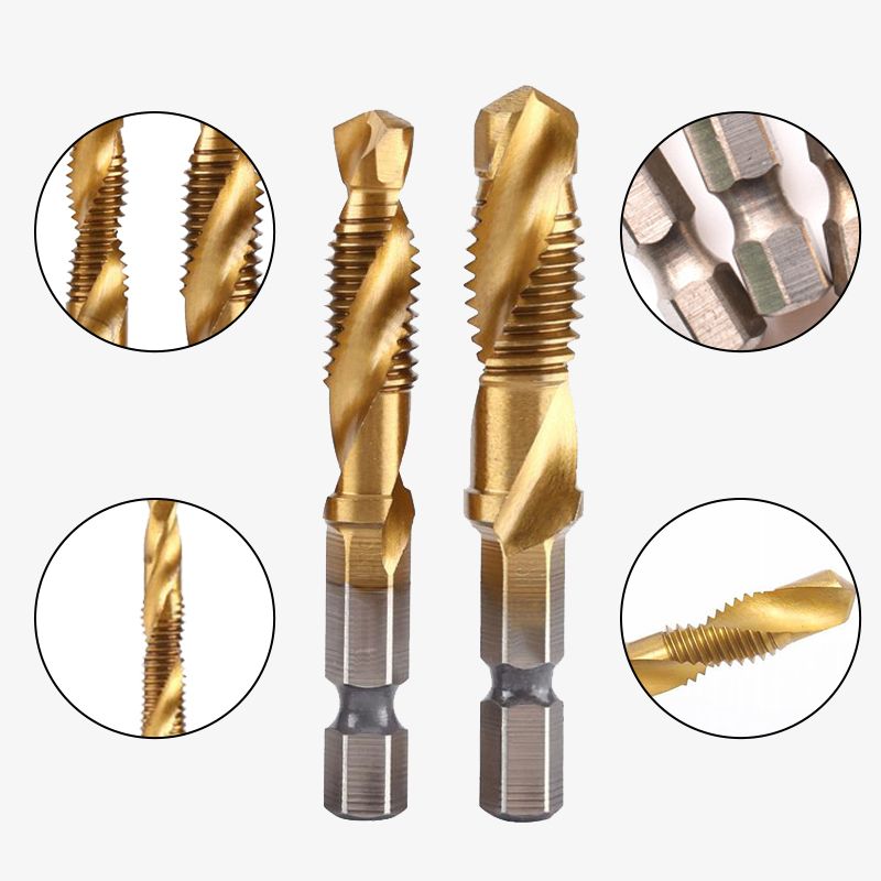 🛠️ 50% RABATT! 🔩 6-delars Multifunktionellt Spiralborrset – Tungdygn, Universal & Perfekt för Ditt Nästa DIY-projekt ✨