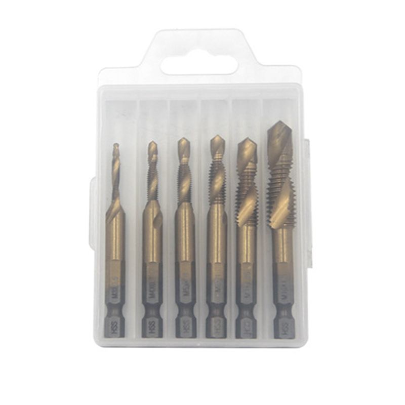 🛠️ 50% RABATT! 🔩 6-delars Multifunktionellt Spiralborrset – Tungdygn, Universal & Perfekt för Ditt Nästa DIY-projekt ✨
