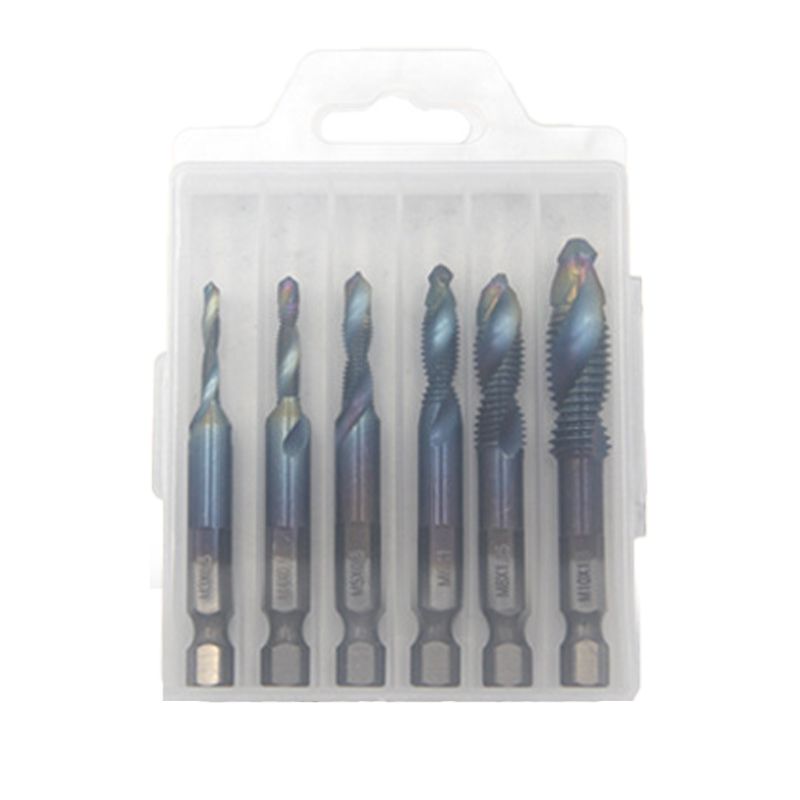 🛠️ 50% RABATT! 🔩 6-delars Multifunktionellt Spiralborrset – Tungdygn, Universal & Perfekt för Ditt Nästa DIY-projekt ✨