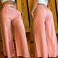 👖 50% RABATT! 💃 Dambyxor – Hög midja, vida ben, med skärp och mångsidig look ✨