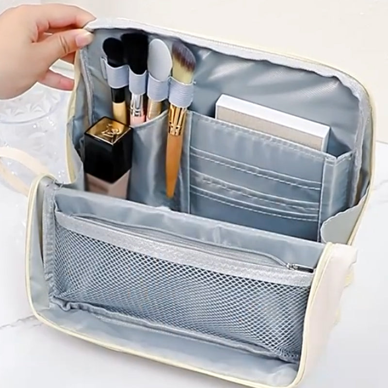 💄2026 Nyheter – 50 % rabatt✨ Sminkväska med fack – Praktisk och snygg, rymmer alla dina nödvändigheter👜🌟