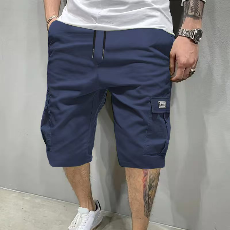 🩳 60% RABATT! ☀️ Lätta Cargoshorts – Andningsbart Tyg, Knälång Skärning & Säkra Fickor För Telefon & Nycklar, Bekväma Hela Dagen ✅