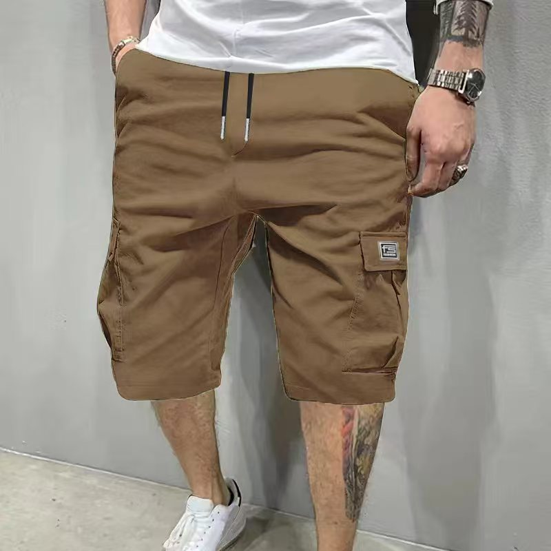 🩳 60% RABATT! ☀️ Lätta Cargoshorts – Andningsbart Tyg, Knälång Skärning & Säkra Fickor För Telefon & Nycklar, Bekväma Hela Dagen ✅