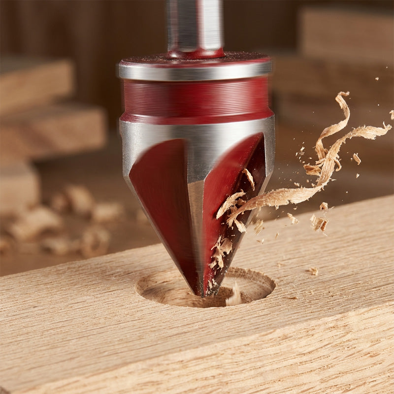 5-delars eller 3-delars försänkningsborrsats för träbearbetning