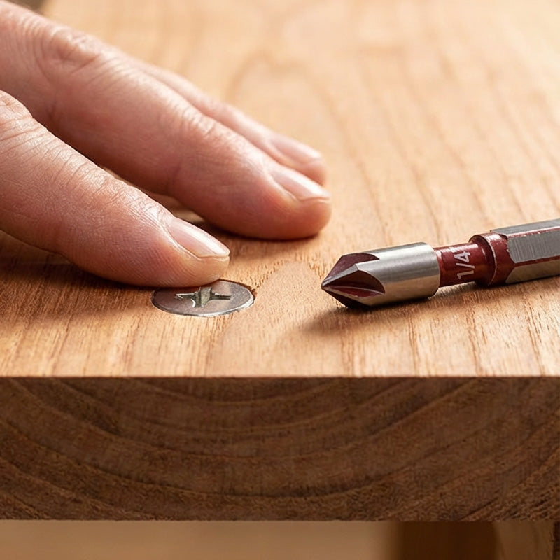 5-delars eller 3-delars försänkningsborrsats för träbearbetning