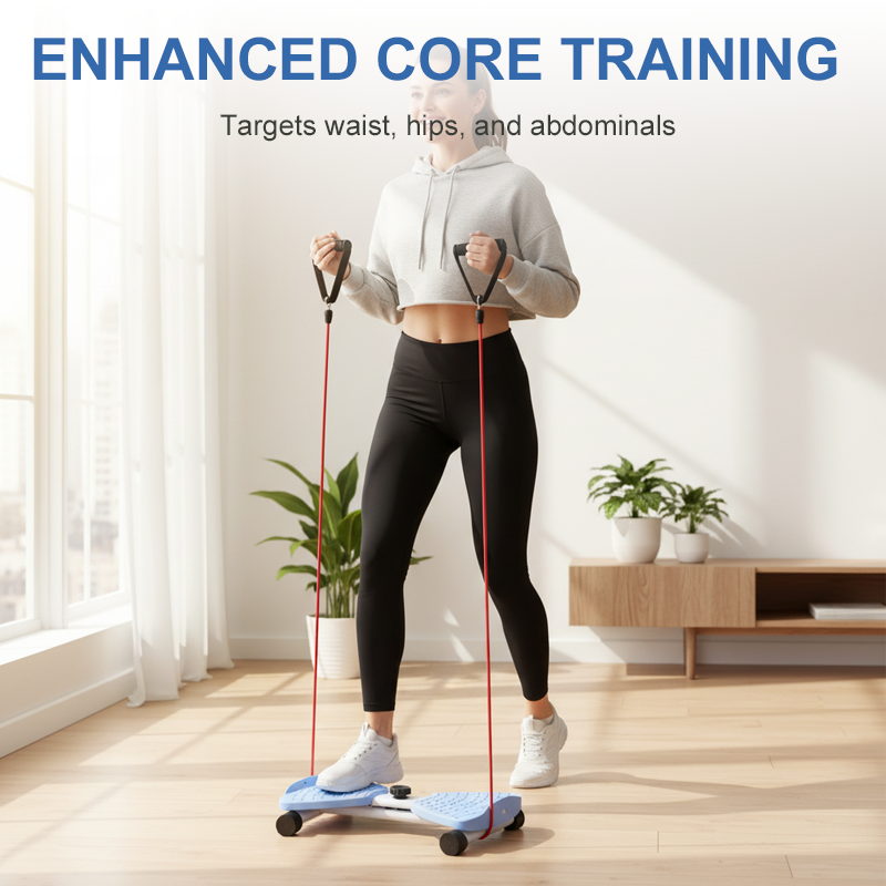 🏃‍♀️ 50% RABATT! 🔄 Kompakt Kardiostepper med Vridfunktion – Effektiv Träning, Tyst Drift & Smidig Lagring 💪