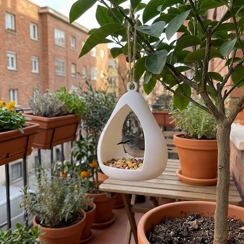 🐦🌱Modern droppformad hängande fågelmatare