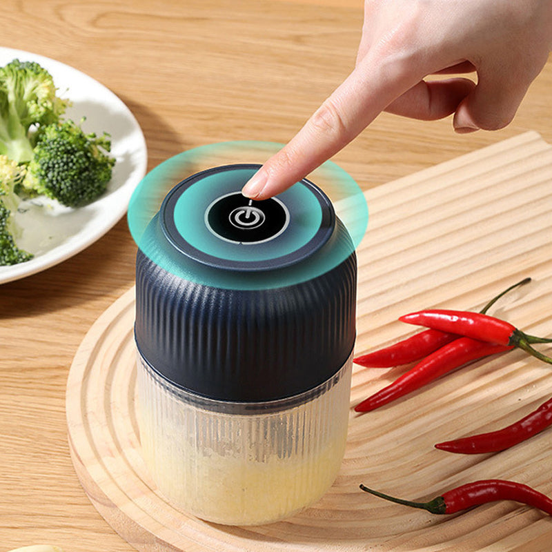 🧄 50% RABATT! ⚡ Trådlös Mini Elektrisk Vitlökshackare – Kraftfull & Effektiv, Lätt att Rengöra & Perfekt för Köket 🔪