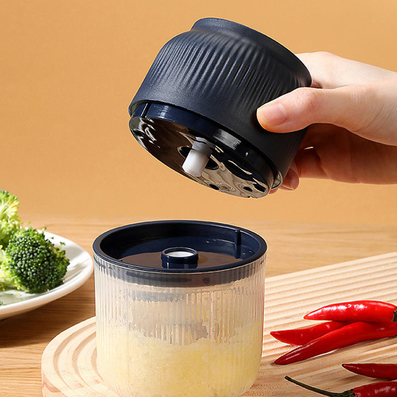 🧄 50% RABATT! ⚡ Trådlös Mini Elektrisk Vitlökshackare – Kraftfull & Effektiv, Lätt att Rengöra & Perfekt för Köket 🔪