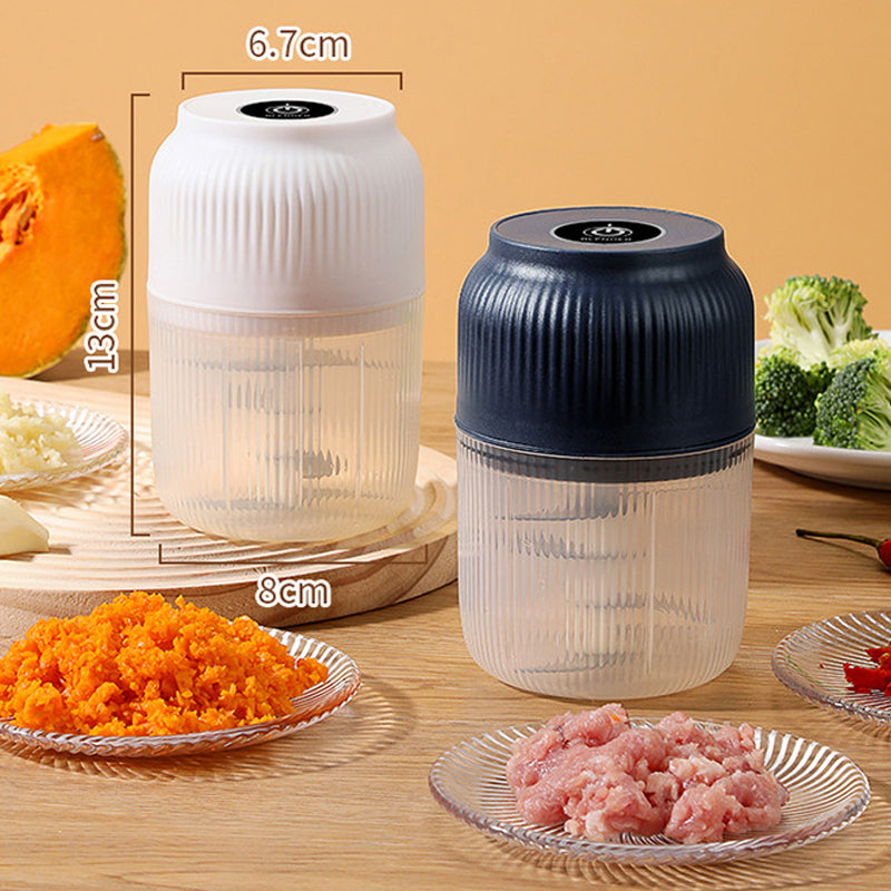 🧄 50% RABATT! ⚡ Trådlös Mini Elektrisk Vitlökshackare – Kraftfull & Effektiv, Lätt att Rengöra & Perfekt för Köket 🔪
