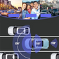 3-kanals Dashcam 1080P med WiFi