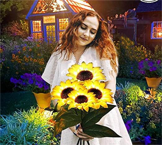🌻50% RABATT! ☀️ Vattentäta solcellslampor – Realistiska kronblad, IP65 väderbeständiga och automatiskt lysande i 8–12 timmar ☀️🌻