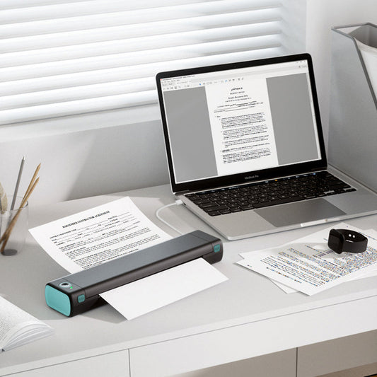 🔈🔈 60% RABATT! 🔥D810 Bärbar Bluetooth-termoskrivare – Perfekt för tatueringsstudior och kontor 🖨️📱