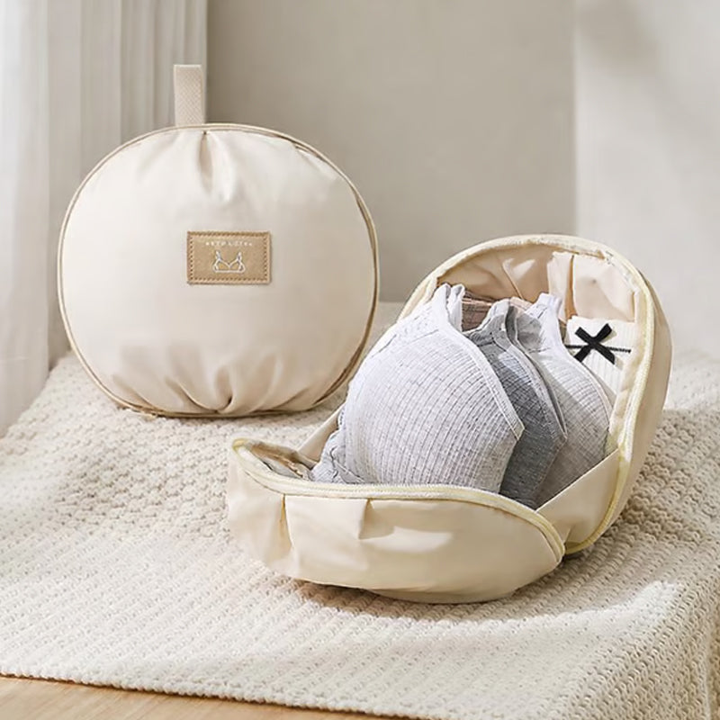 👙 50 % RABATT NU! 🧳 Bärbar förvaringsväska för underkläder – unik sfärisk design, indelad interiör & slitstark – perfekt för resor ✈️