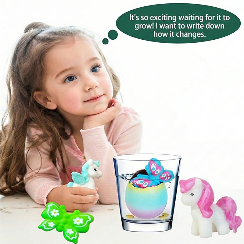 🥚 60% RABATT! 🦄 Magisk Kläckäggsleksak – 6-pack, 2026 Nyhet – Växer i Vatten, Överraskningsfigurer & Rolig Badleksak 🐣
