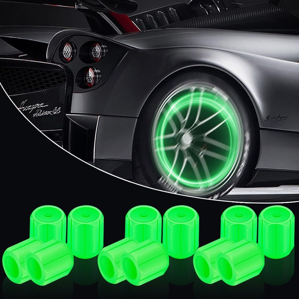 💚KÖP 2 FÅ 2 GRATIS💚Luminösa Night Rider ventilkåpor