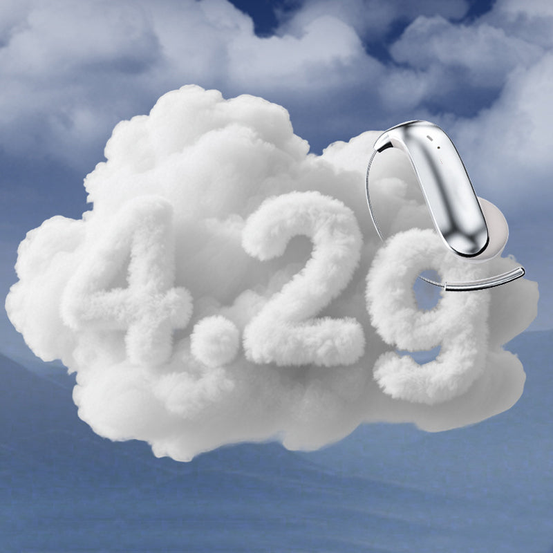🎁2026 års nyheter – 50 % rabatt💥Bluetooth 6.0-öronsnäckor – ultralätta på bara 4,2 g, känns knappt alls. 48 timmars speltid, IPX5-svettskyddade. Perfekta för löpning och vardagslyssnande. ⚡✨