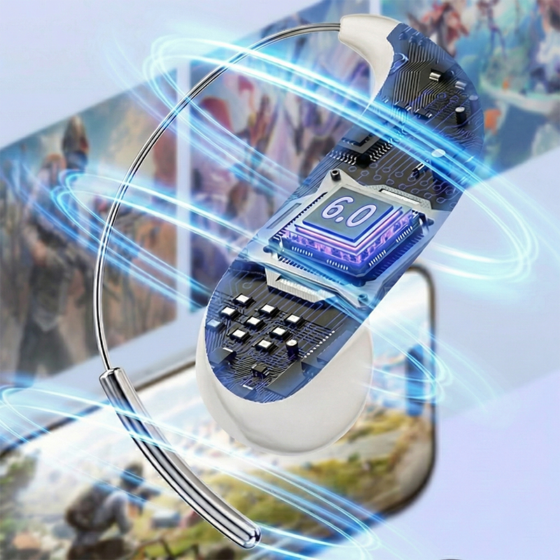 🎁2026 års nyheter – 50 % rabatt💥Bluetooth 6.0-öronsnäckor – ultralätta på bara 4,2 g, känns knappt alls. 48 timmars speltid, IPX5-svettskyddade. Perfekta för löpning och vardagslyssnande. ⚡✨