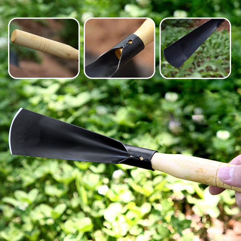 🌱 50% RABATT! 🧤 Trädgårdsredskap – Spade, Murslev & Kratta för Ogräsrensning – Rostfritt Stål, Ergonomiskt Handtag & Hållbart 🌿
