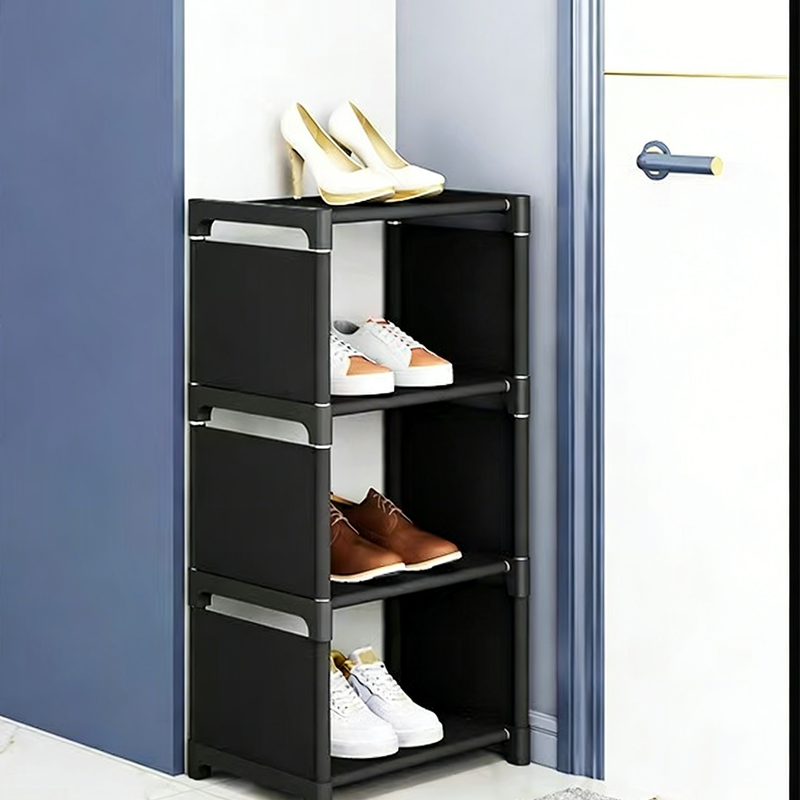 Vertikal shoe rack för ingång