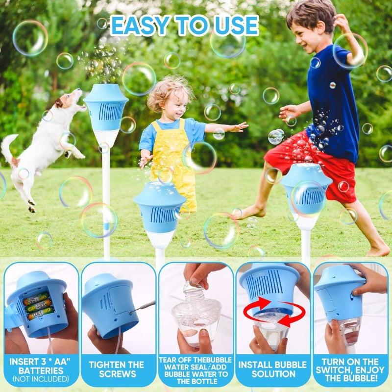 🎈50 % RABATT NU! ⚡ Automatisk handhållen såpbubbelmaskin för barn – enkelknappsmanövrering, rikliga bubblor och bärbar design