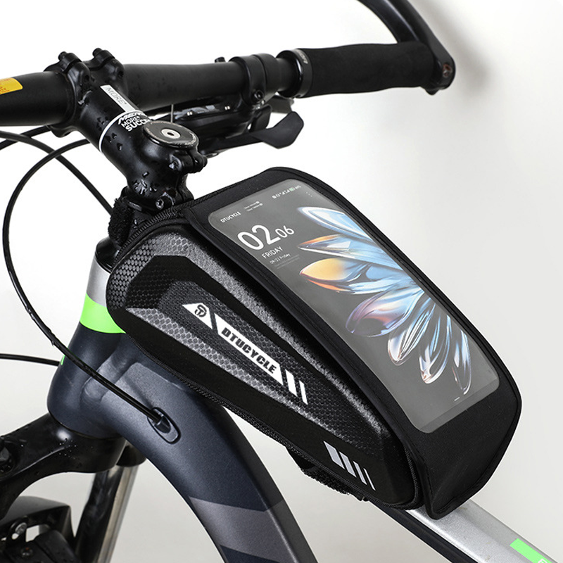 🚲 50% RABATT 💧 | Vattentålig Cykelväska – Stor Kapacitet & TPU Touch-fönster!