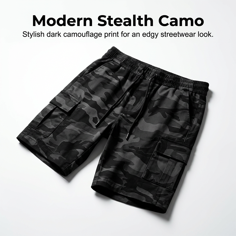 🩳 50% RABATT NU! 🌿 Herr taktiska cargo shorts – Flera fickor & lös passform – Camo streetwear, slitstarka & perfekta för utomhusäventyr eller lediga sommardagar 💪