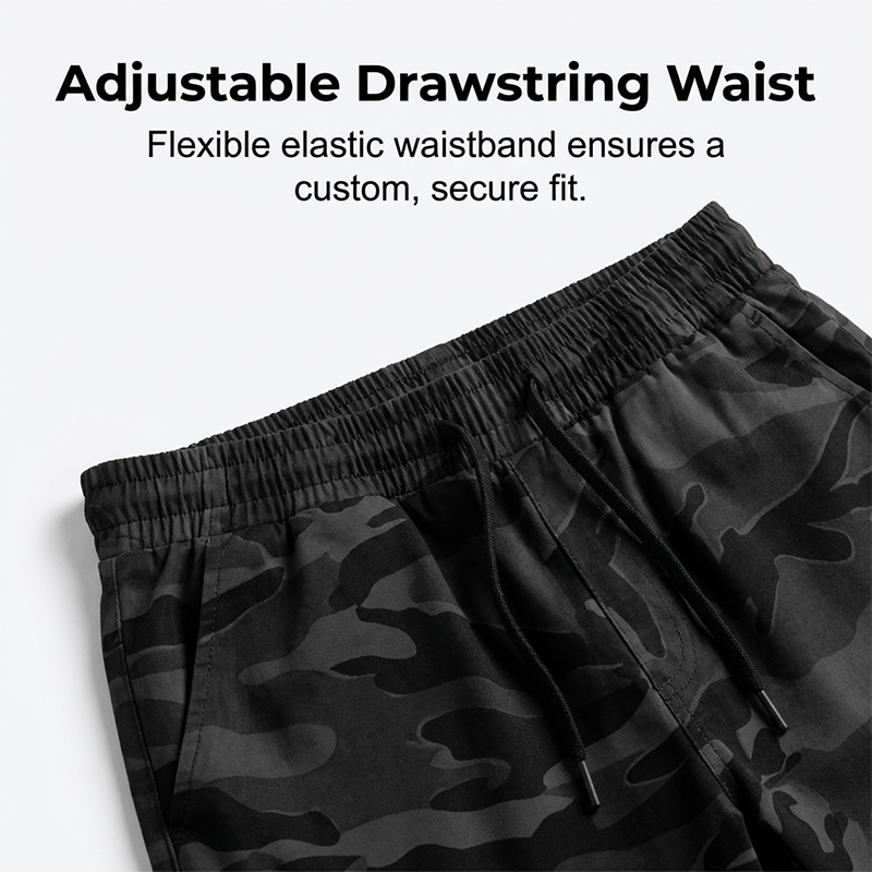 🩳 50% RABATT NU! 🌿 Herr taktiska cargo shorts – Flera fickor & lös passform – Camo streetwear, slitstarka & perfekta för utomhusäventyr eller lediga sommardagar 💪