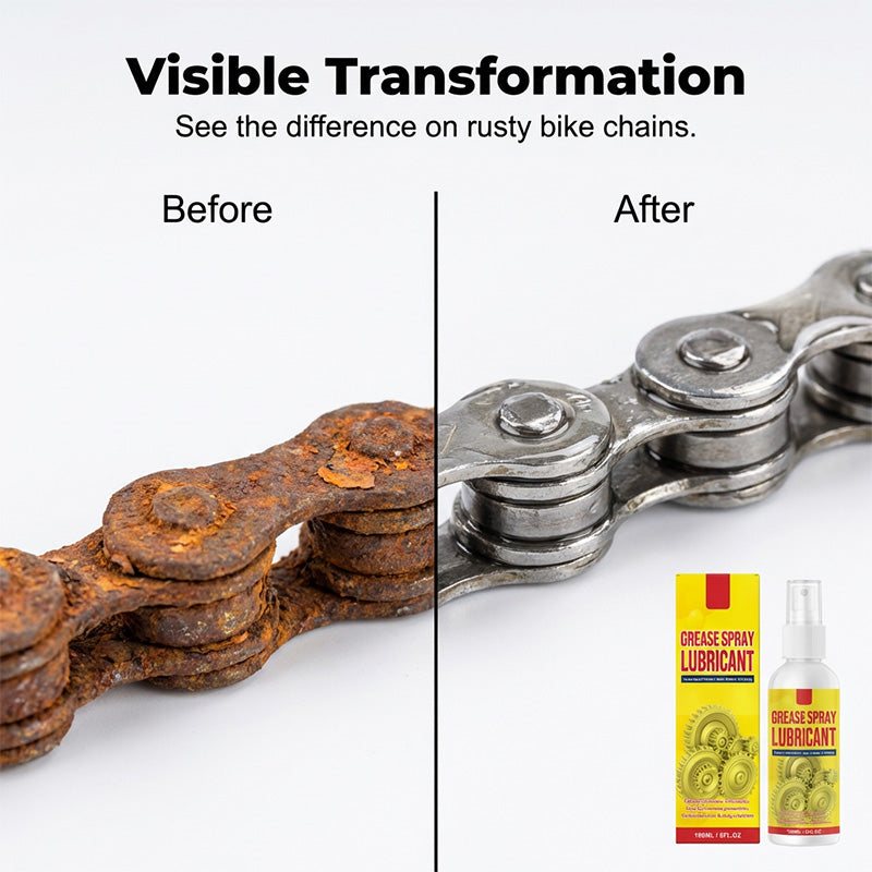 Multifunktionell Rostborttagare & Smörjspray | Omedelbar Effekt | Rostskydd för Hem & Bil