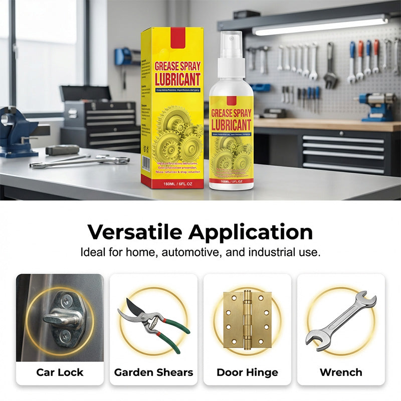 Multifunktionell Rostborttagare & Smörjspray | Omedelbar Effekt | Rostskydd för Hem & Bil