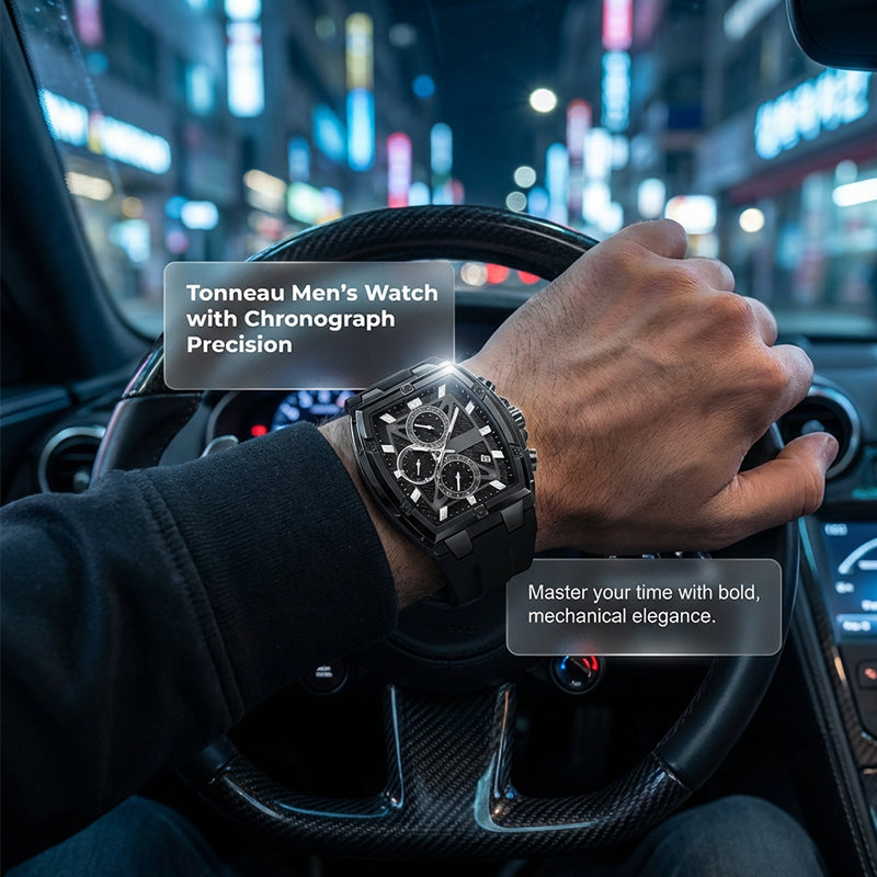 ⌚ 50% RABATT! 🔥 Moderna Tunnformade Fällklocka för Män – Elegant Design, Precist Kvartsur & Tidlös Stil ✨
