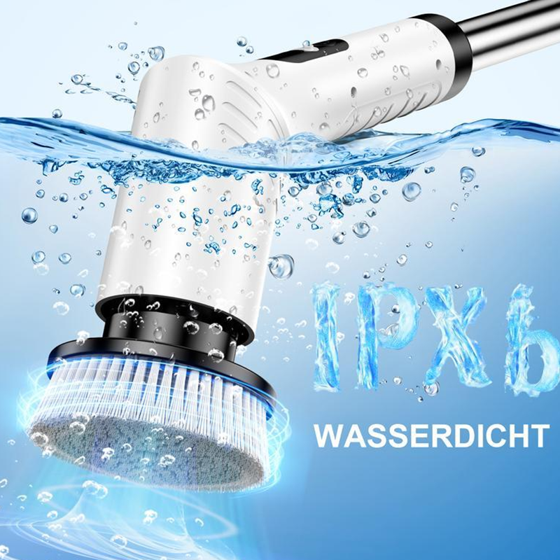 🧼 50% RABATT! 🔥 Elektrisk Roterande Skrubbrborste Trådlös – Kraftfull, Mångsidig & Perfekt För Djuprengöring I Hemmet 🚿
