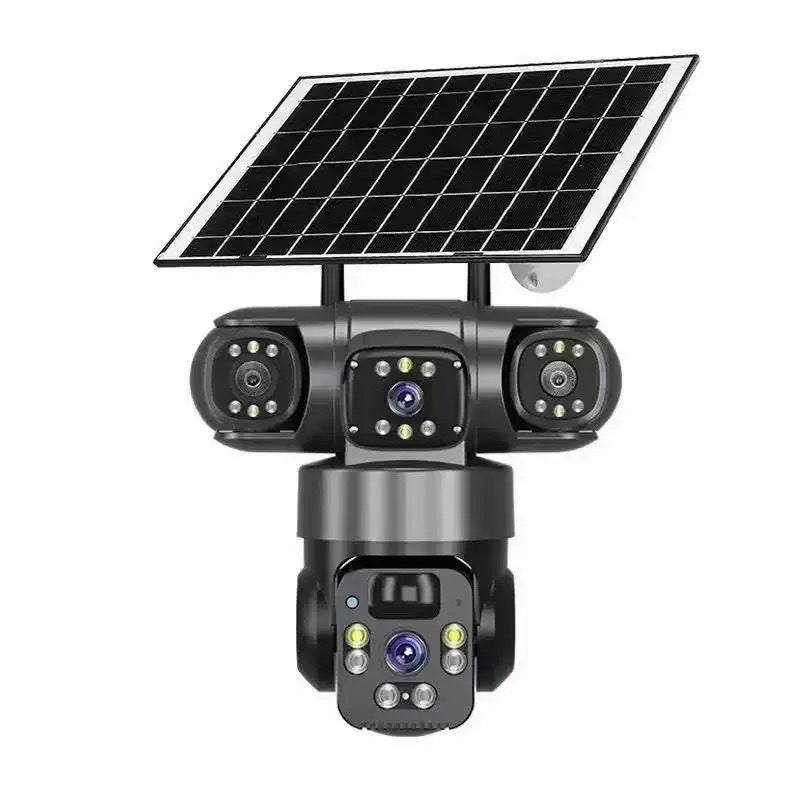 🔋📷 50% RABATT NU! Soldriven övervakningskamera – 360° panorama, nattseende & rörelselarm – trådlös säkerhet utan elkostnad 🏡🔒