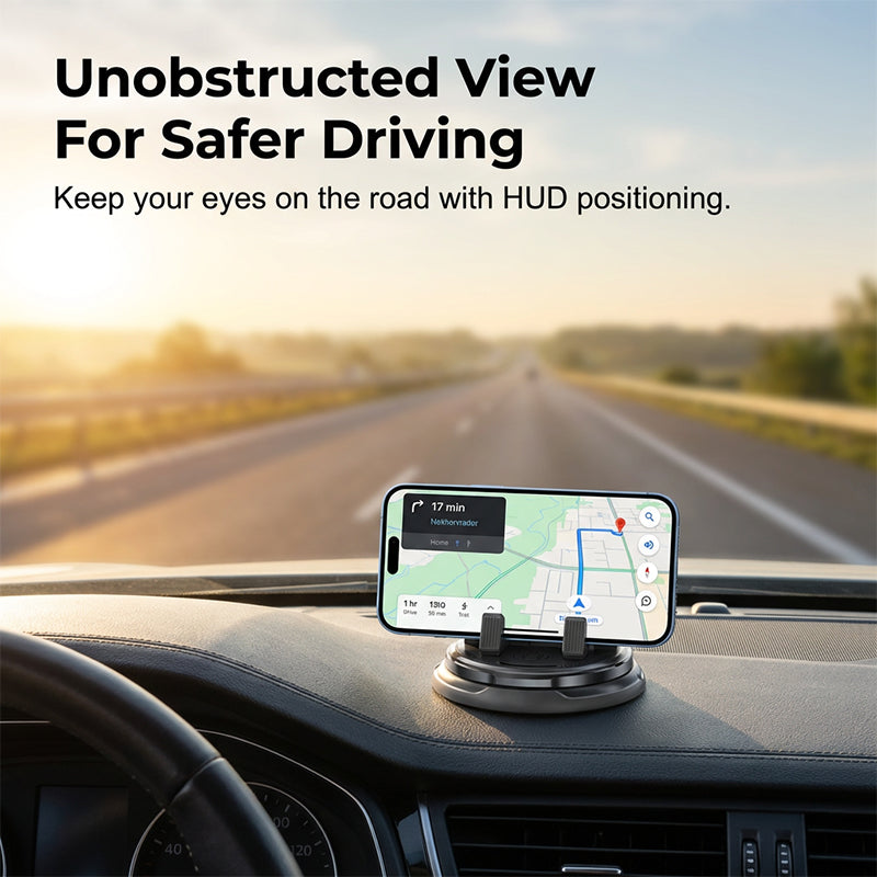 🔥 50% rabatt 🚗 360° roterande mobilhållare för bilen – stabil, stilren & perfekt för handsfree-körning 📱✨
