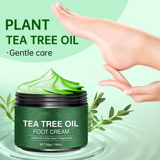 ✨💝Lugnande Aloe Vera & Tea Tree fotfuktcreme