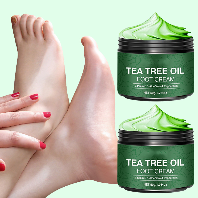 ✨💝Lugnande Aloe Vera & Tea Tree fotfuktcreme