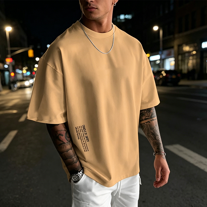 💐 50 % RABATT NU! Urban bomullsblandad t-shirt – från dag till natt 🌞🌙 【Blixtrea】