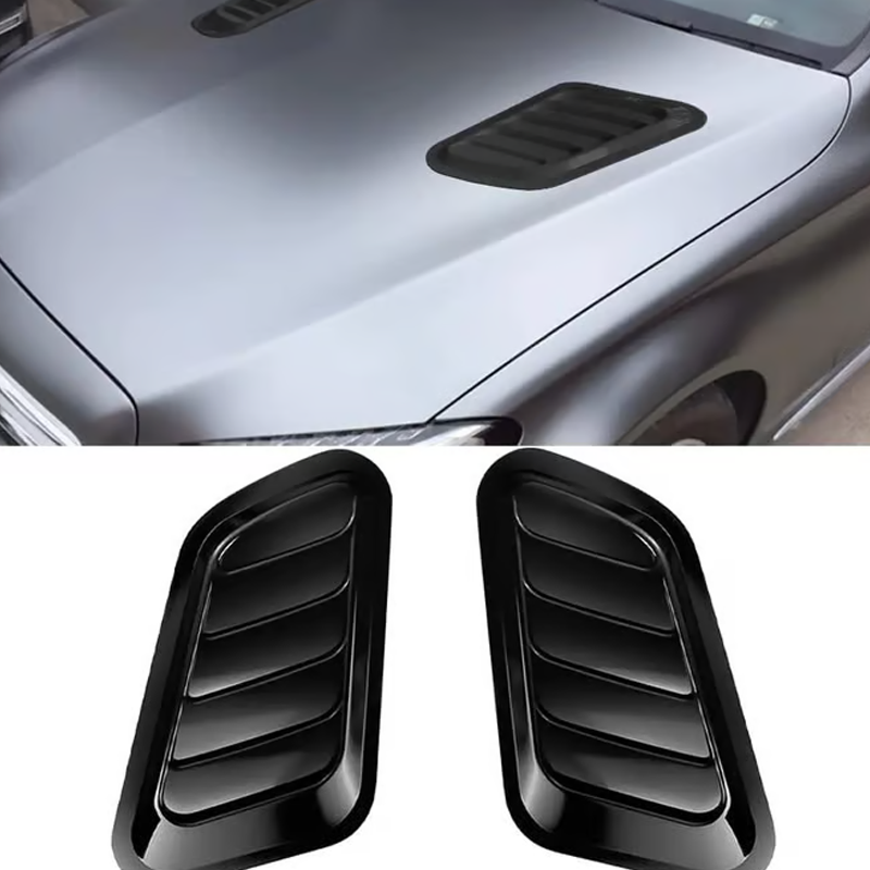 🚗 60% RABATT NU! 💨 Universal Bil Motorhuv Ventilationsdekoration – ABS Material, Enkel Klisterinstallation & Sportig Look För Individuell Styling 🔧