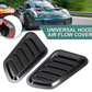 🚗 60% RABATT NU! 💨 Universal Bil Motorhuv Ventilationsdekoration – ABS Material, Enkel Klisterinstallation & Sportig Look För Individuell Styling 🔧