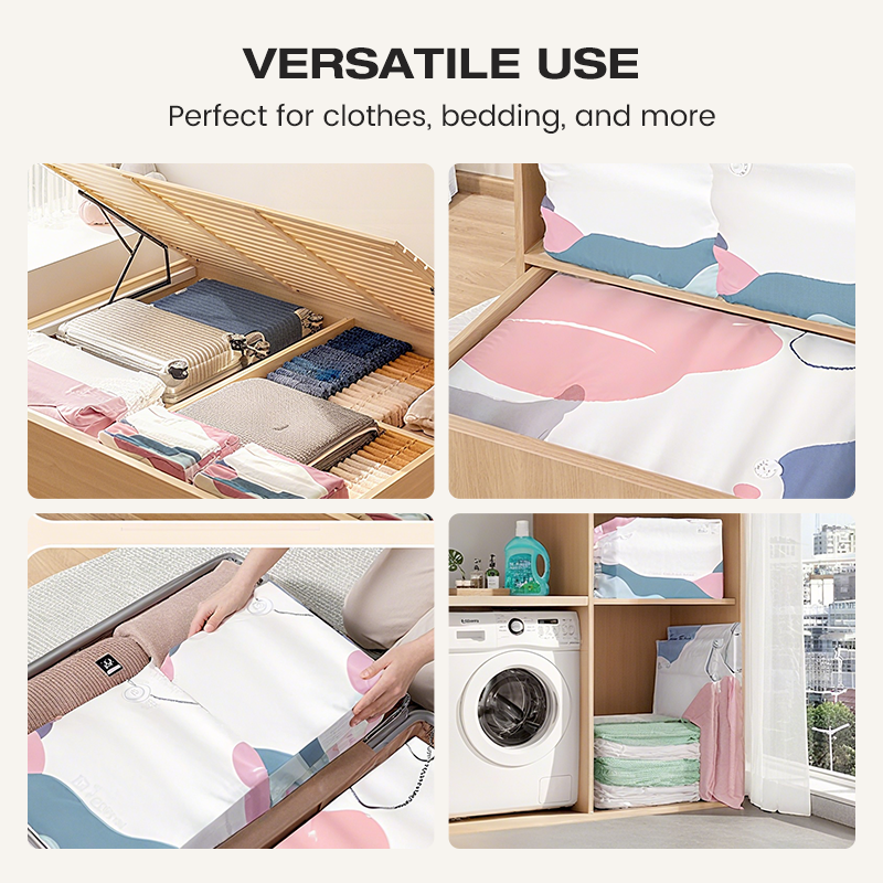 🧳 Stora vakuumförvaringspåsar – Utan pump | KÖP 2 FÅ 1 GRATIS! 💗