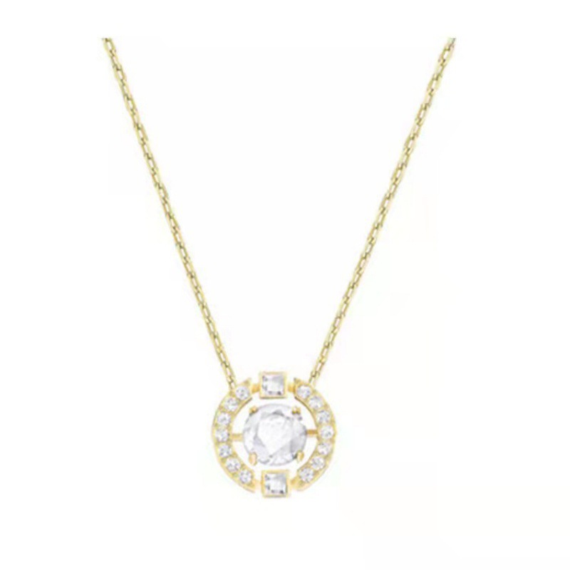 💎 50% RABATT NU! ✨ Svettbeständig Pläterad Dansande Rhinestone Halsband – Dansande Sten, Rhinestone Halo & Klassisk O-kedja 💃